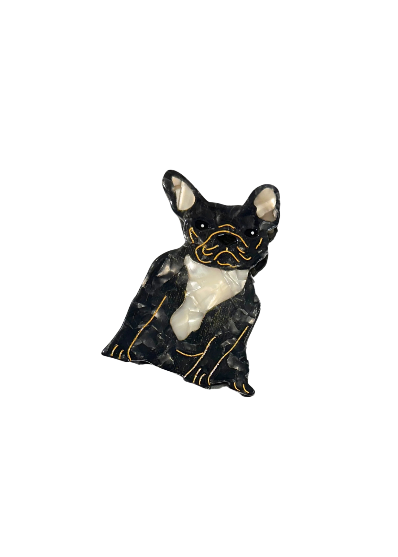 Solar Eclipse Klamra Hand-Painted Frenchie