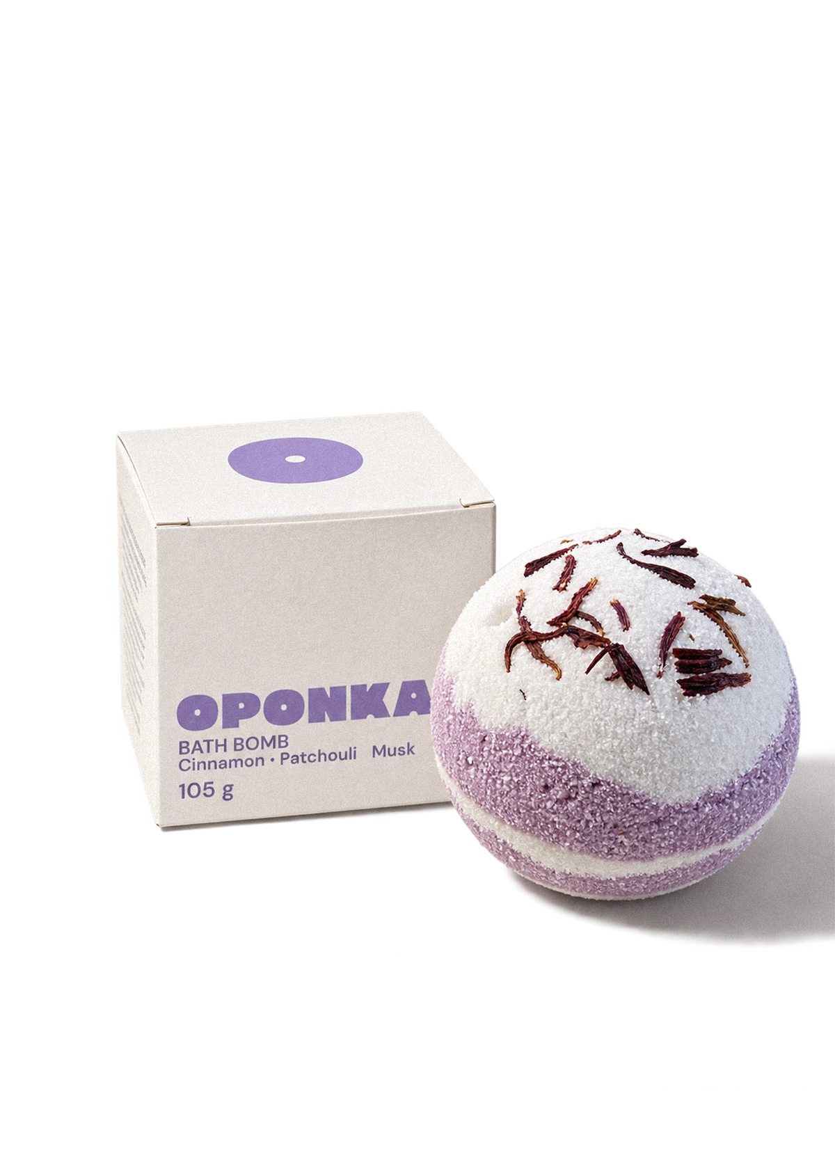 Kula do kąpieli o zapachu Cynamonu, Paczuli, Piżma