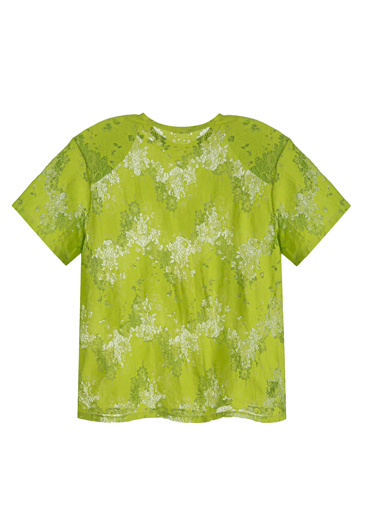 T-shirt Alba Limonkowy