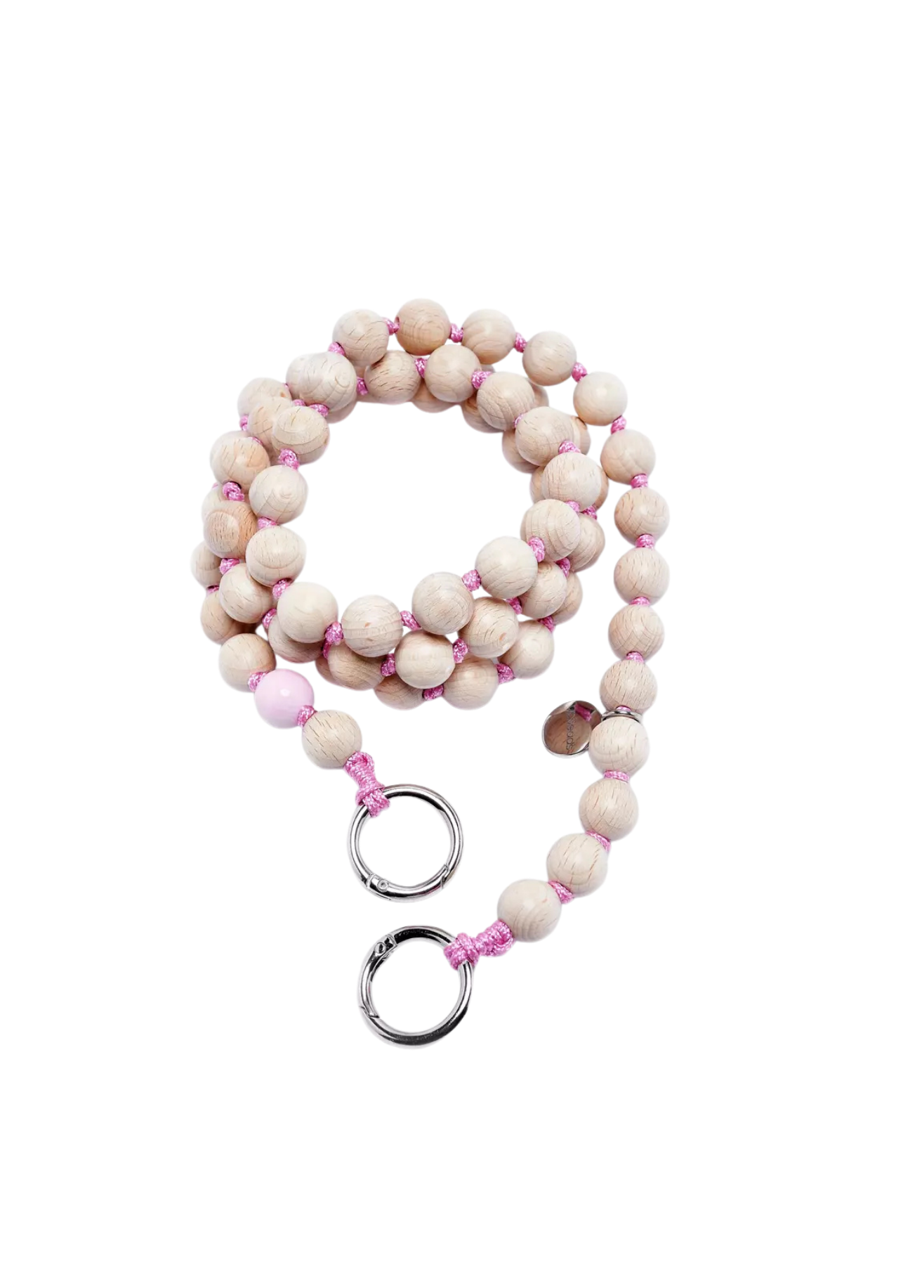 Zawieszki Upbeads Large Woody Pink