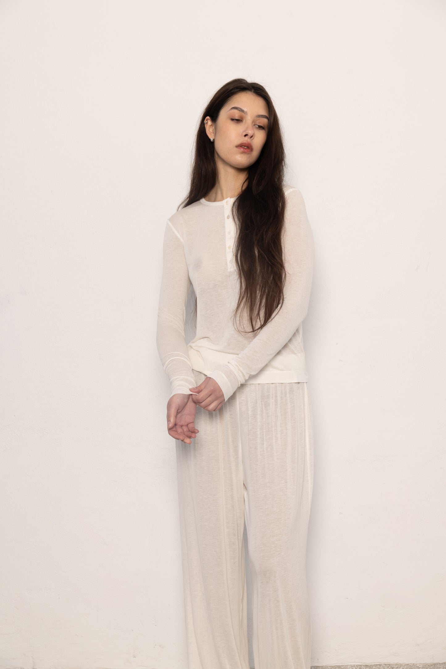 Longsleeve Salvia śmietankowy