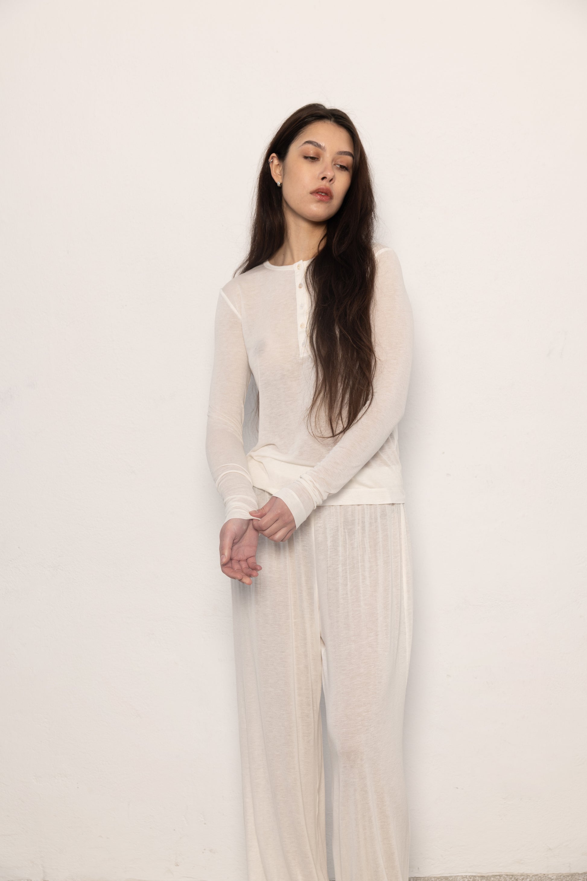 Longsleeve Salvia śmietankowy