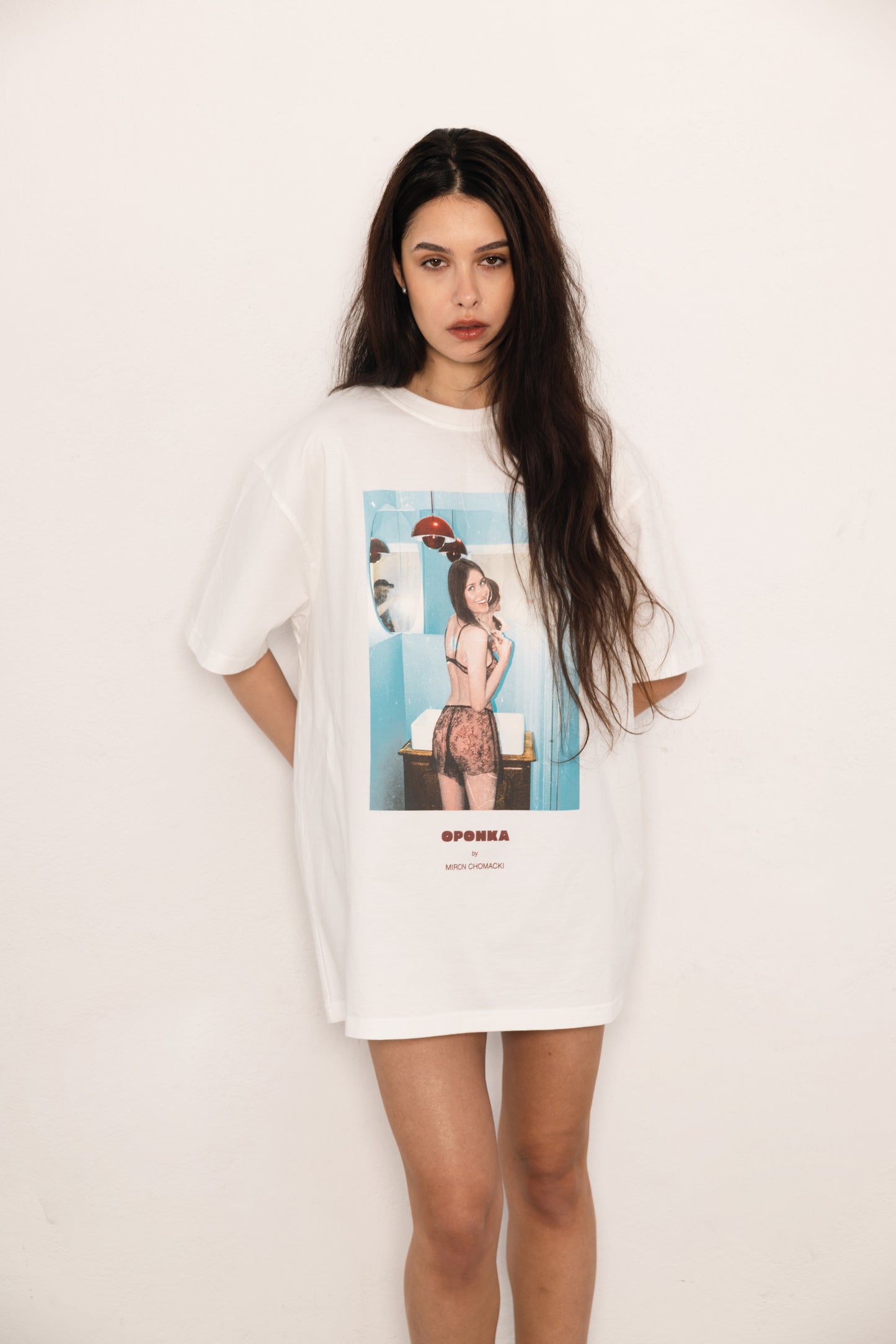 T-shirt Cisza Print Bath