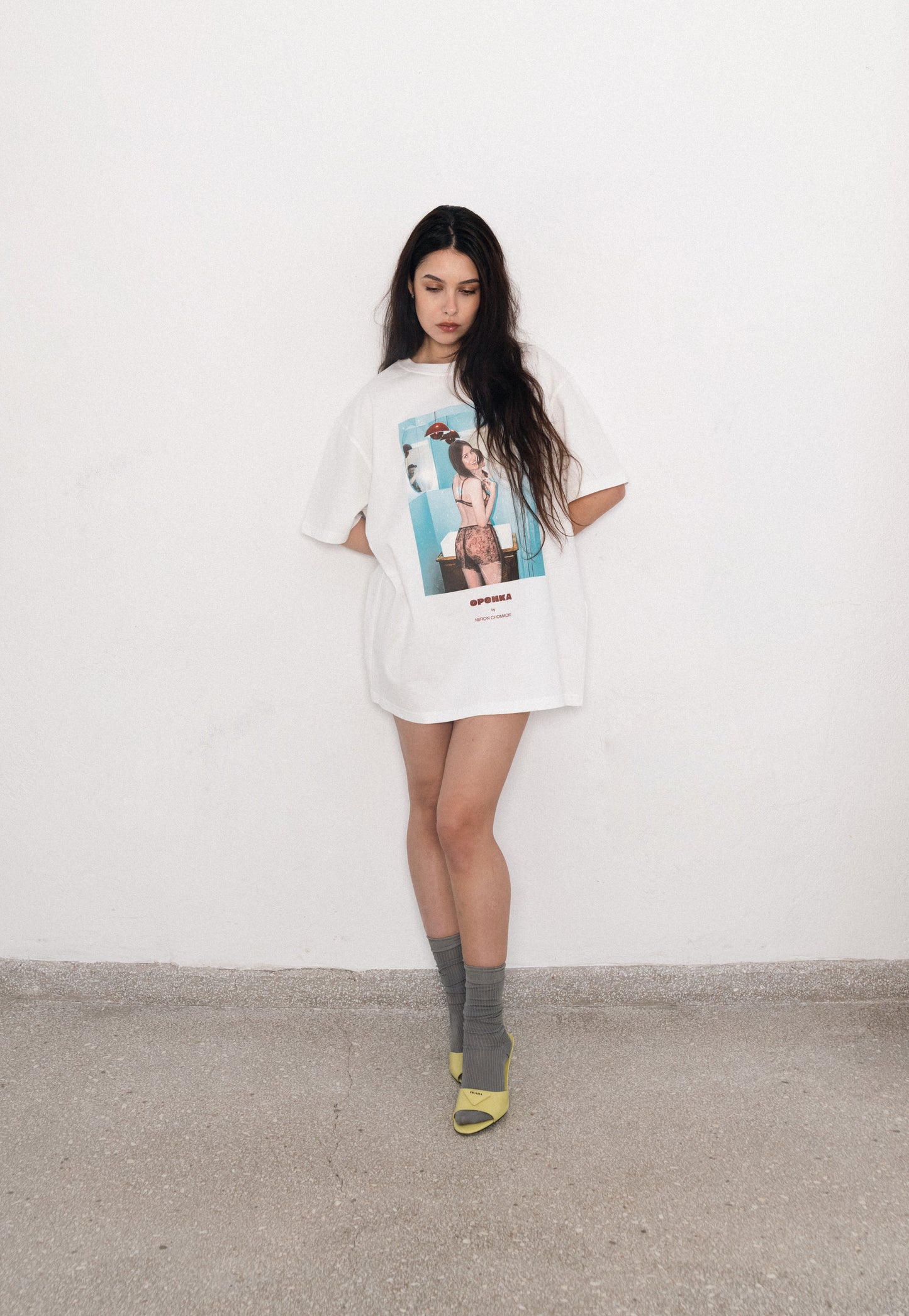 T-shirt Cisza Print Bath