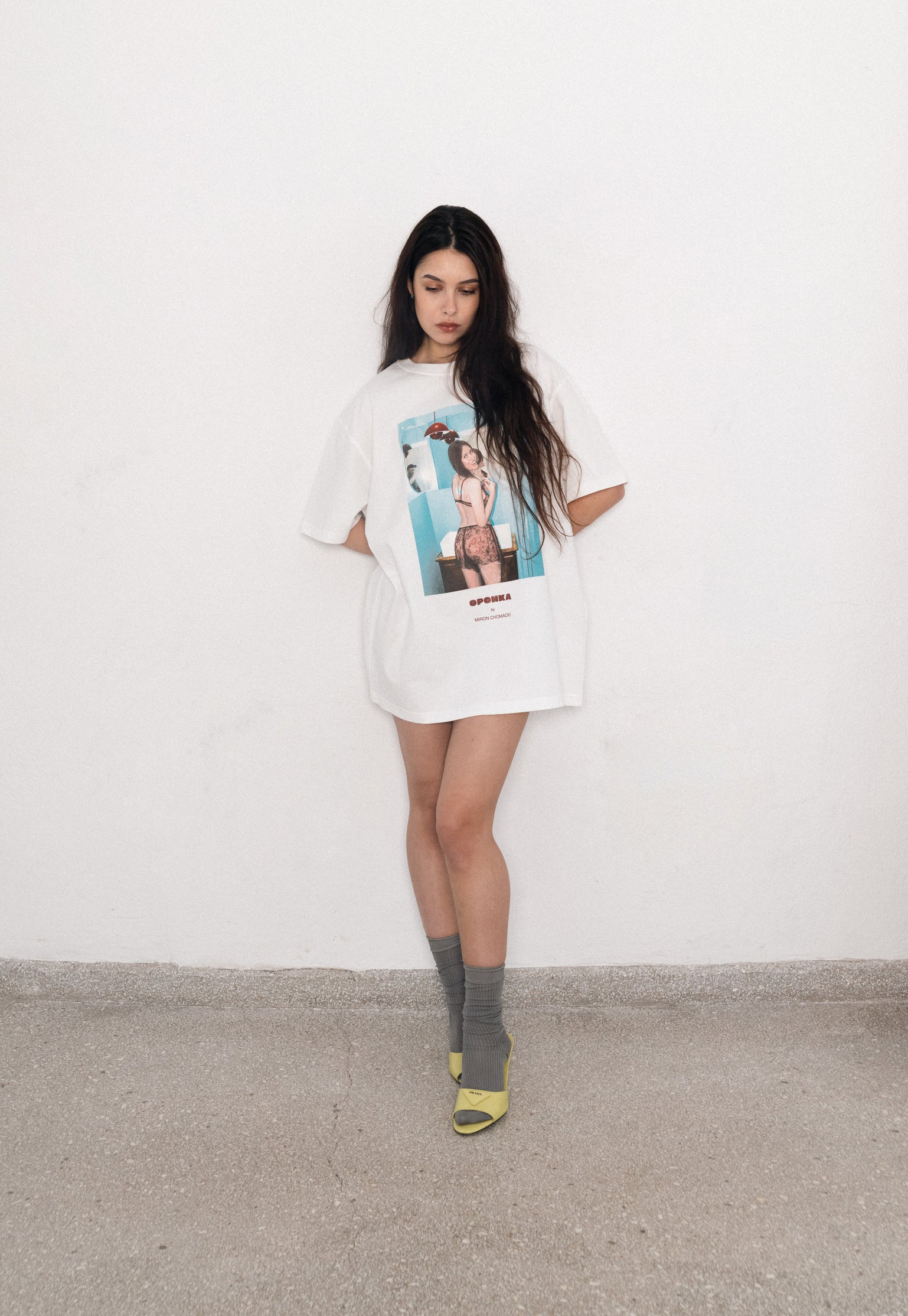 T-shirt Cisza Print Bath