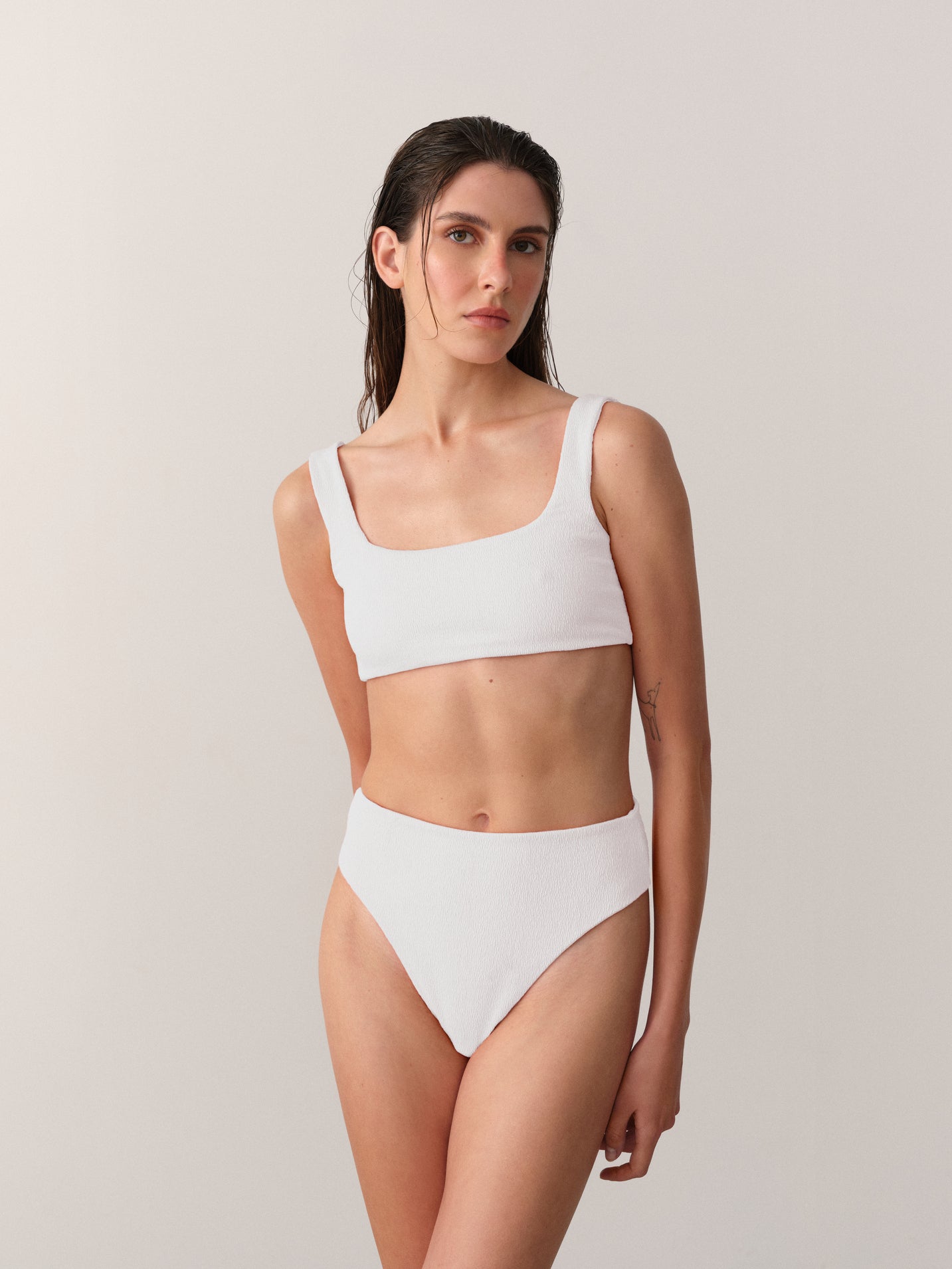 Dół od bikini Capri Śmietanka