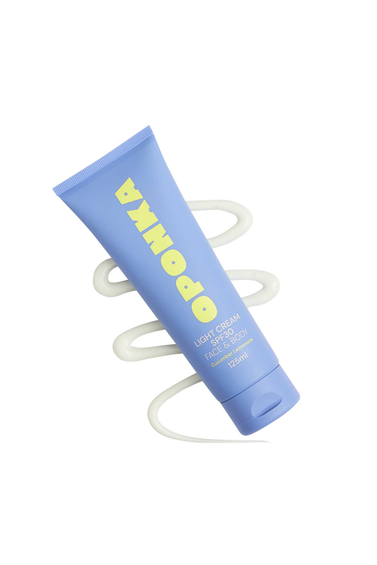 Lekki krem SPF 30 do twarzy i ciała o zapachu Lemoniady Ogórkowej