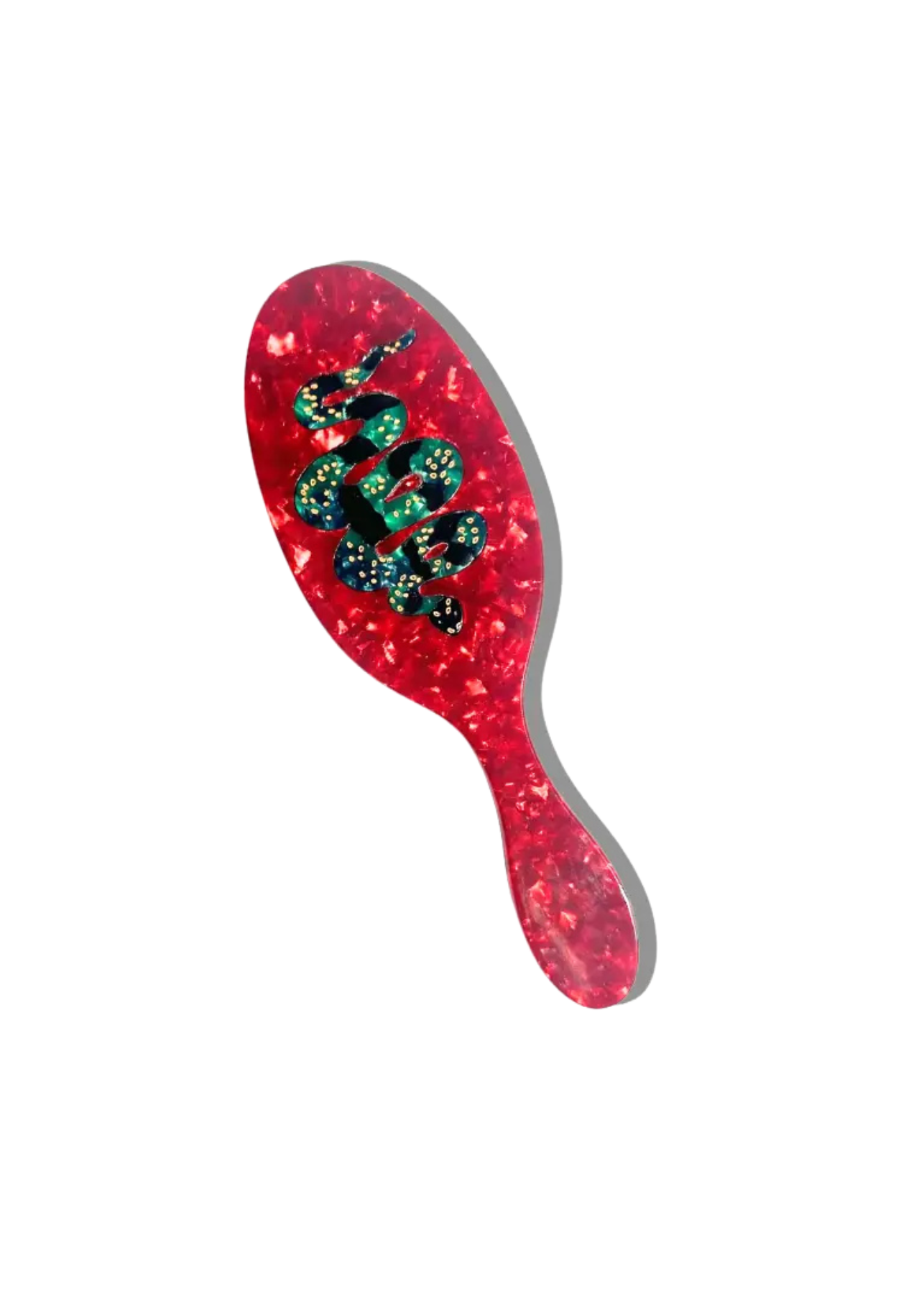 Solar Eclipse Szczotka Hand-Painted Snake