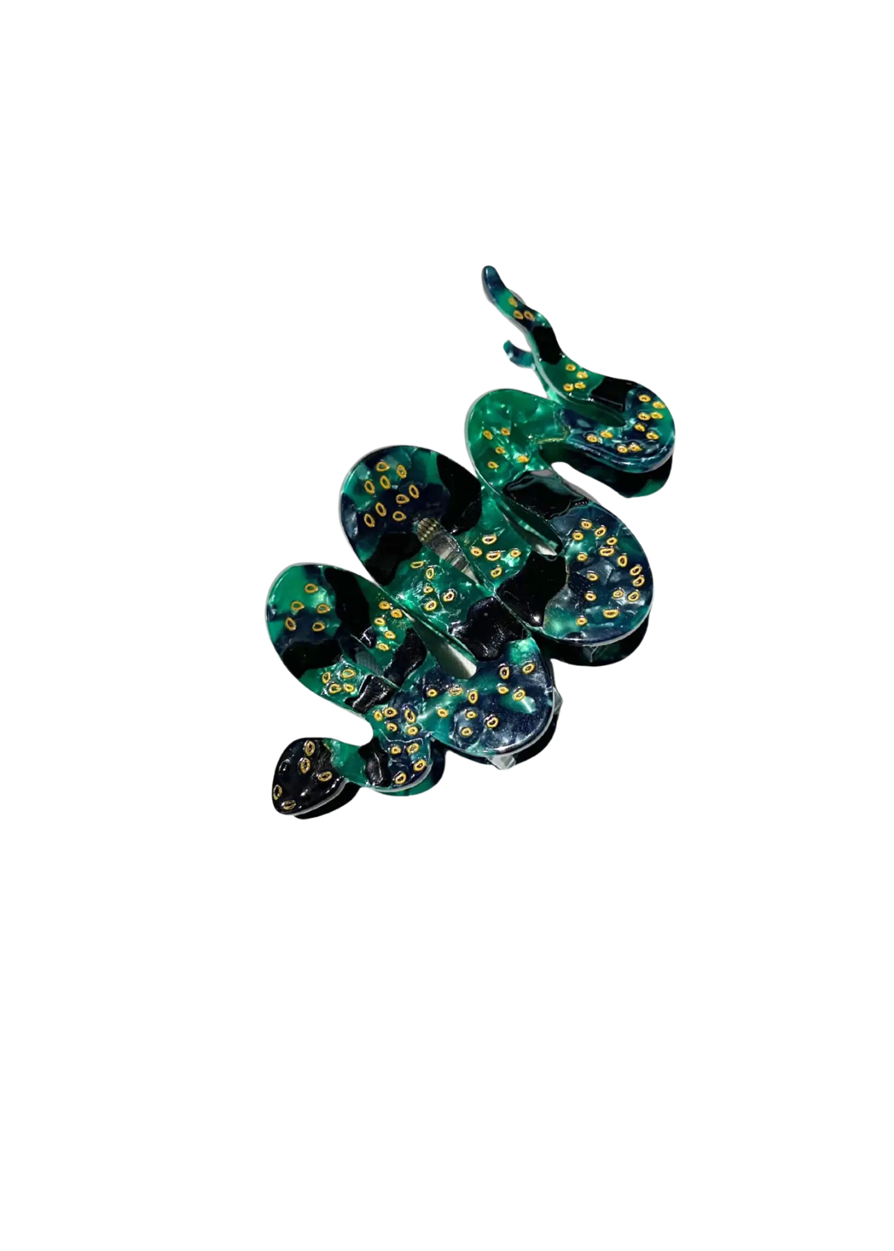 Solar Eclipse Klamra Hand-Painted Snake