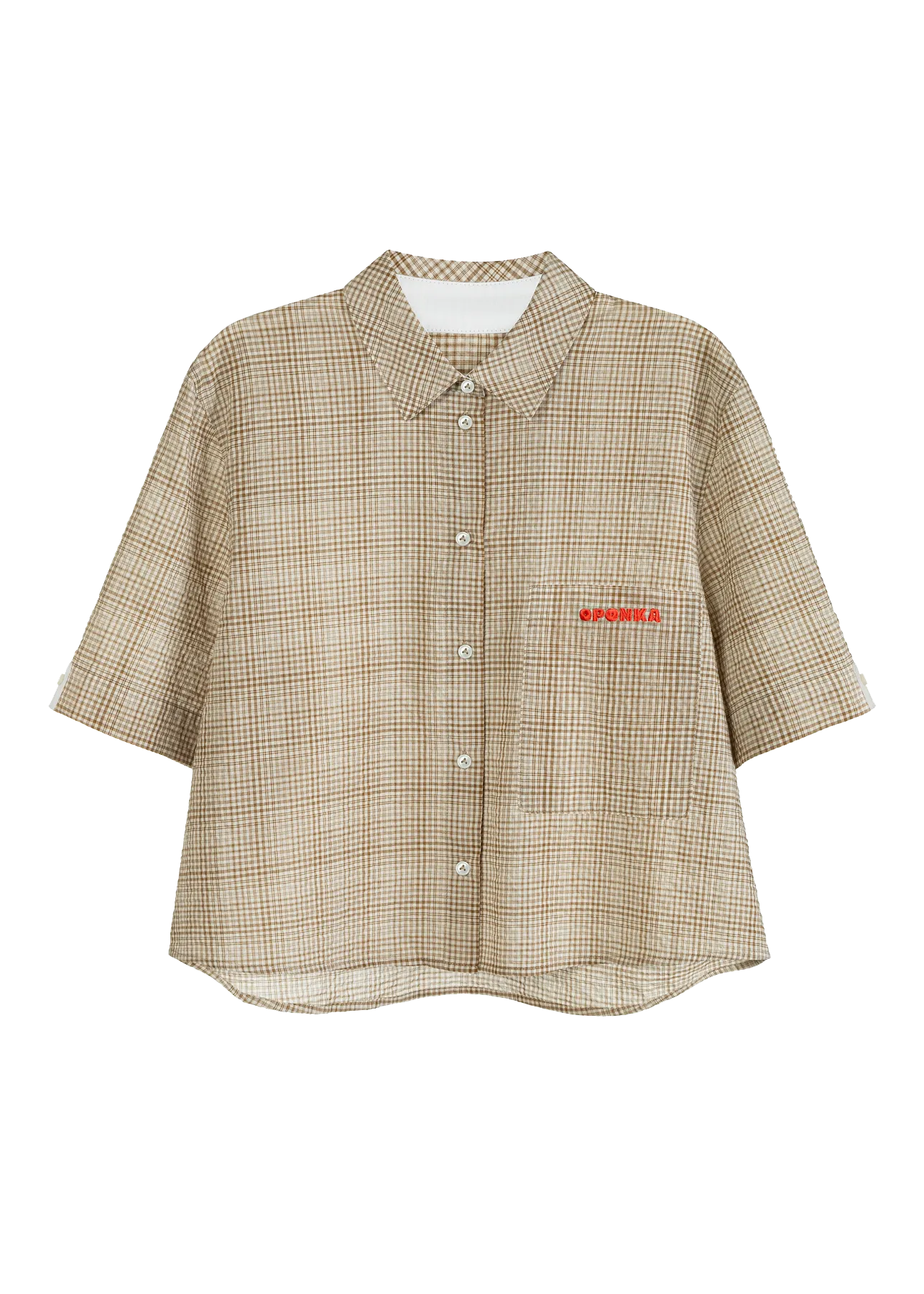 Koszula Driada beżowy krata