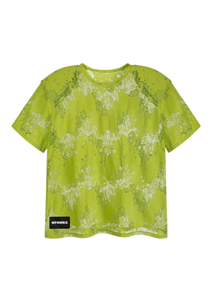 T-shirt Alba Limonkowy