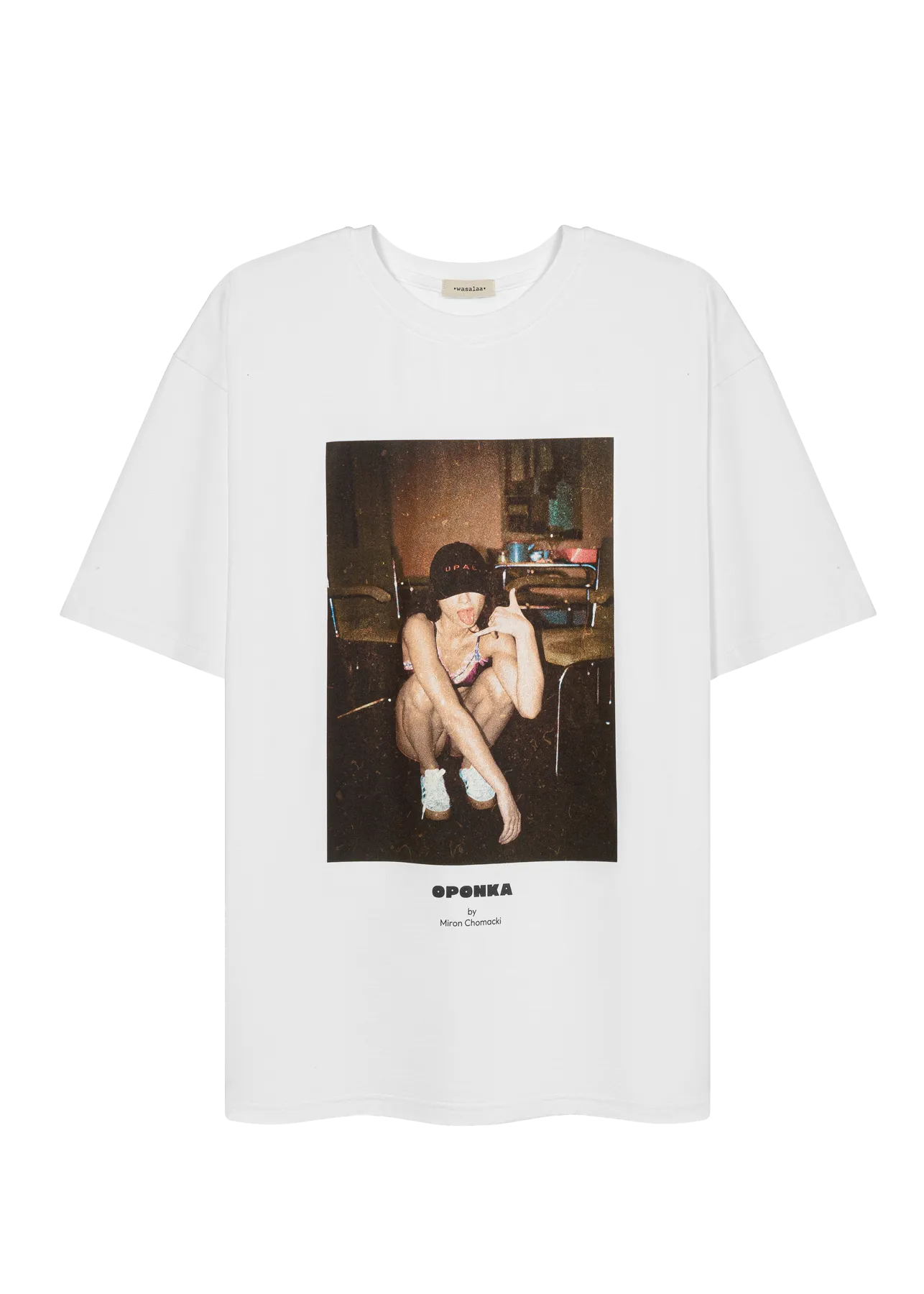 T-shirt Cisza Print Off-White